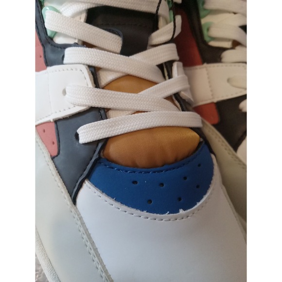 Zara Multicolor‎ Faux Leather Fashion Men Sneakers Size 11 - Picture 8 of 9